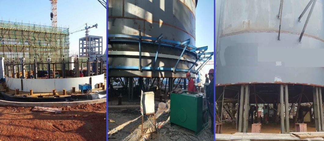 Chuck Type Hydraulic Tank Jacking System Stock Available for Vietnam Tank Construction