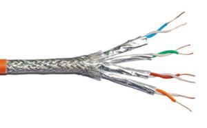Quality Cat.6A SSTP Copper Network Cables 10Gbps 28AWG wholesale