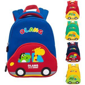 Quality Anti Lost Waterproof Kids Backpack 3D Car Schoolbags 2 Sizes 400g wholesale
