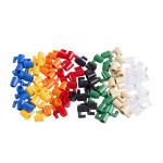 ABS colorful city home container accessories mini figures cup building blocks