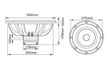 20khz 15 Inch 120mm Single Neodymium Magnet Speaker