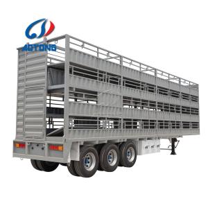 Quality 13000X2500X3800 Semi Trailer Horse Trailer Poultry Semi-Trailer with Air Suspension wholesale