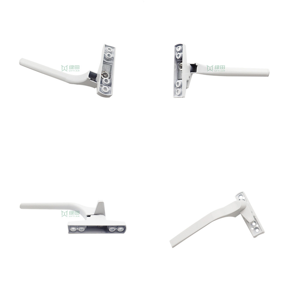 White custom seven-character door and window handle aluminum alloy casement window handle