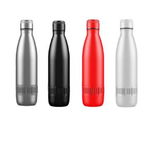 Quality 800ml Stainless Steel Sports Water Bottles Wireless Speaker Bluetooth Smart wholesale