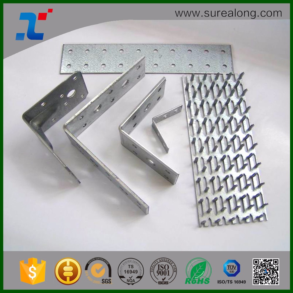 Punching Process Wood Connector for Timber Roof Trusses Corner Joint Angle Hanger