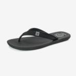 Mens Black Lightweight Impact Resistant EVA Flip Flop For Shower