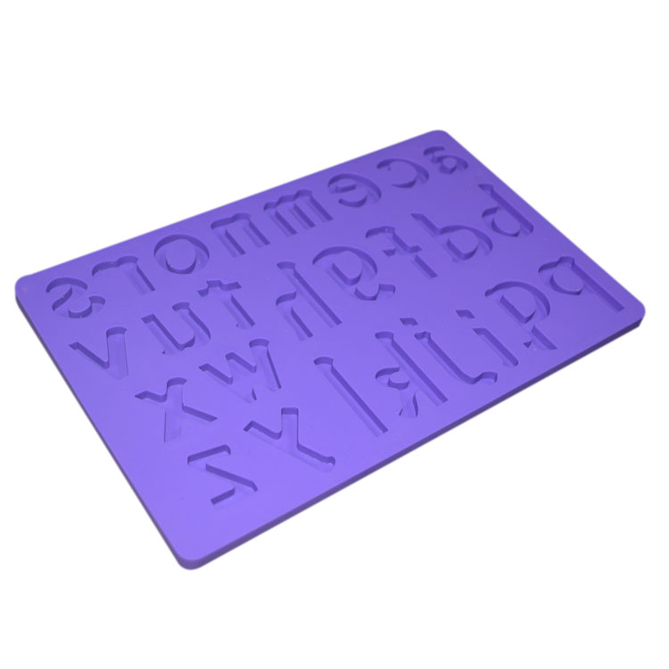 Fondant Silicone Letter Mold DIY Handmade Alphabet Moulds For Cake Decorating