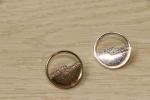 Diamonds Gold Buttons For Shirts 32L Multifunctional Round Shaped