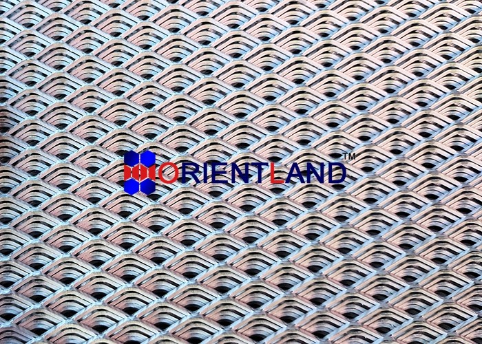 0.5mm Thickness Galvanized Expanded Metal Mesh 10 X 5mm Openings