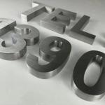Custom 3D Metal Letter Signs Stainless Steel Wall Sign for Shops and Outdoor