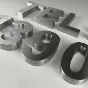 Quality Stainless Steel 3D Metal Letter Sign for Minjiang Snow Custom Store Non-Illuminated wholesale