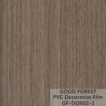 Partition PVC Decorative Film 0.25mm - 0.60mm Thickness Dark Grey Color