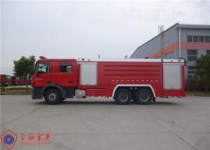 Quality 6X4 Drive Six Seats Mercedes Chassis Fire Rescue Truck Throw Range Over 70 Meters wholesale