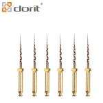 6 Piece 19MM SX Gold Heat Activation Endo Files Yellow