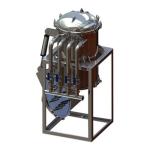 Industry Stainless Steel Candle Filter Machine for Water Treatment Capacity 500L