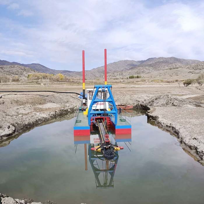 Premium Steel Mud Dredger Ship / Sludge Dredging Boat With GPS Navigation