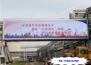 China Seamless P8 Outdoor SMD LED Display Screen 6800 Nits For Commercial Advertising on sale