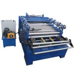 Steel Sheet PLC Metal Plate Embossing Machine / Line Motor Driven