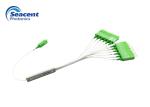 1x12 Steel Tube Fiber Optic Plc Splitter Special Ratio Low Loss