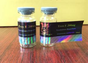 Quality Tren E 200 Hologram Laser PET Steroide Injection 10ml Viall Labels wholesale