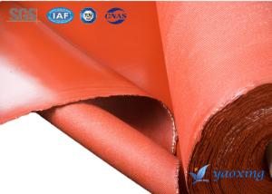 Quality Resistant 200 Degrees Celsius Silicone Rubber Coated Fabric With Waterproof wholesale