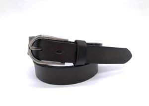 Quality Long Buckle Black 125cm Womens Genuine Leather Belt wholesale