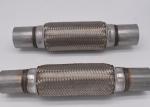 57mmx203mm 201 Stainless Steel Exhaust Flex Pipe With Nipples