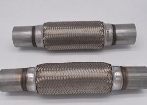 Quality 57mmx203mm 201 Stainless Steel Exhaust Flex Pipe With Nipples wholesale