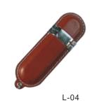 Leather Pen Drives 4GB 8GB with Keychain Free Printing Logo