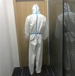 Anti Static Disposable Protective Coverall , Disposable Plastic Coveralls