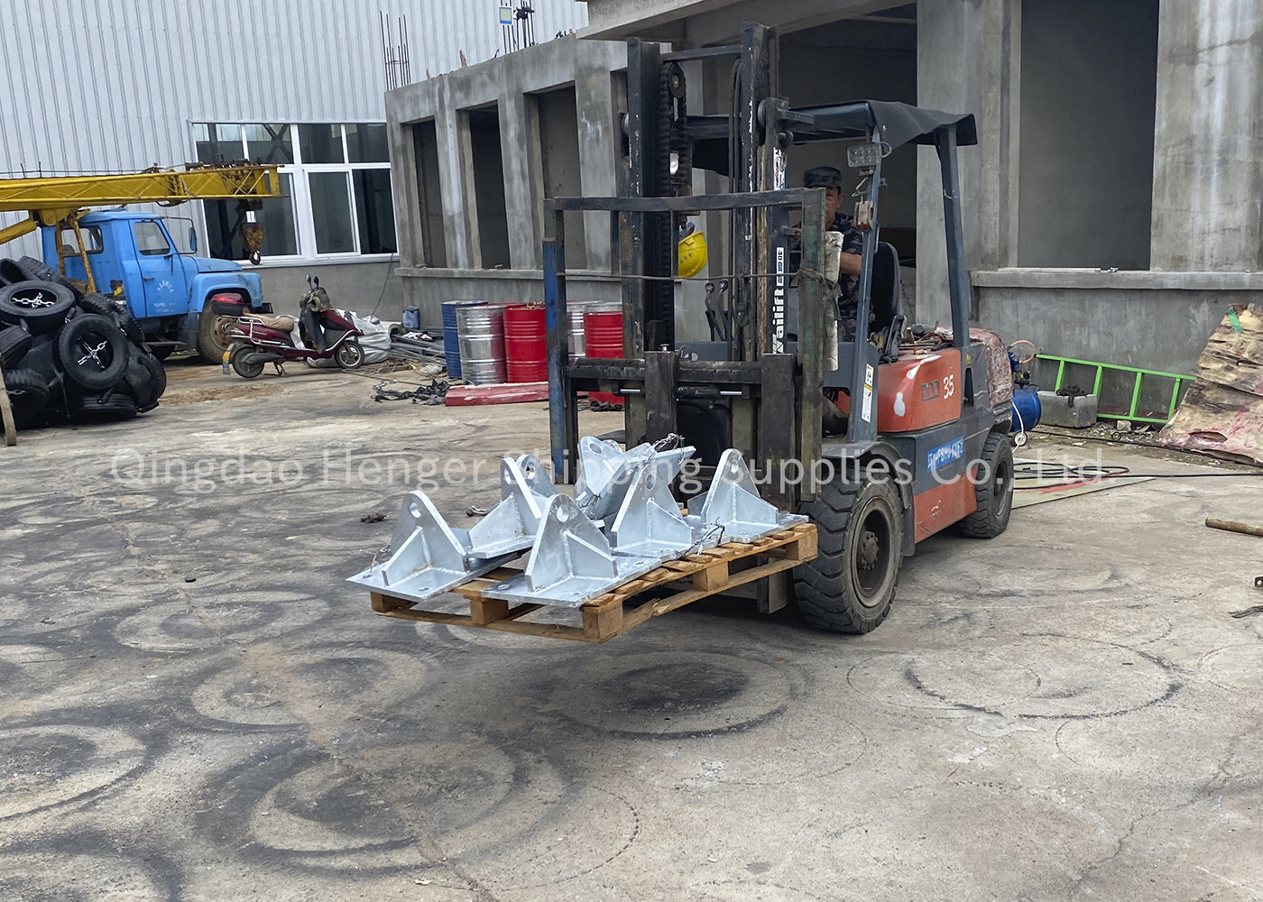 Tireless Mesh Sling Rubber Fender Protective Equipment Rubber Dock Fender