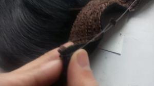Quality Brazilian Human Hair Flip In Hair Extension Hola Hair Extension Straight Natural Black wholesale