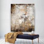 Original Hand Painted Landscape Abstract Oil Painting On Canvas Modern Custom