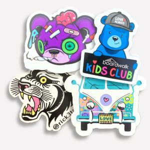 Quality Waterproof Die Cut Vinyl Stickers CMYK Color Printing Custom Brand Logo wholesale