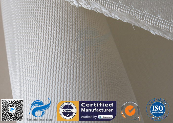 White High Silica Fabric 1200℃ 36OZ 50M Roll Oven Heat Insulation Sealing