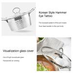 Amazon Top Seller Kitchen Cooking Ware Induction Stainless Steel 304 Korean