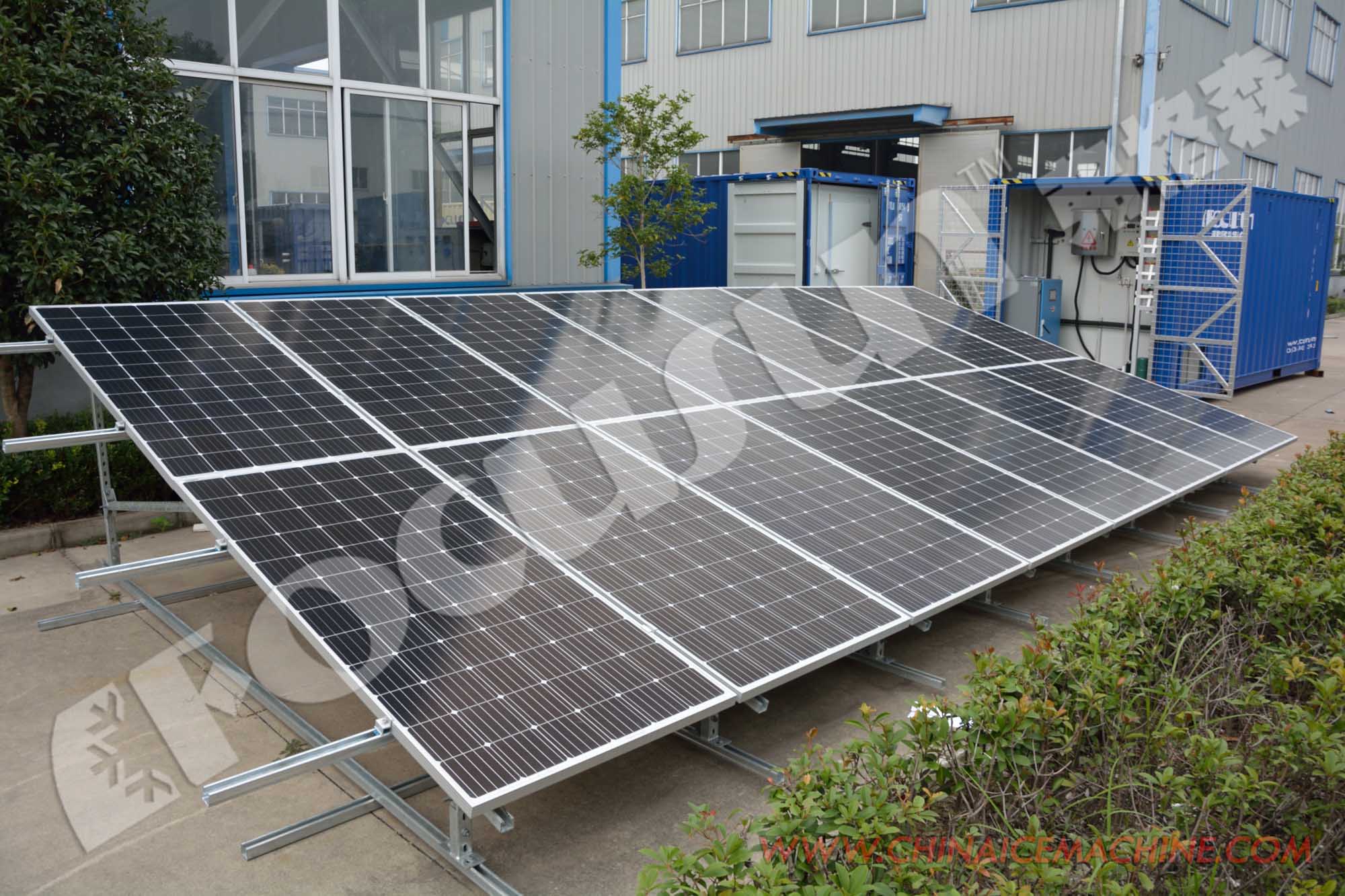 Video Outgoing-Inspection Provided 20GP Solar Powered Cold Room with R404A Refrigerant