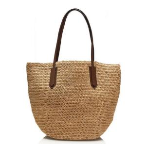 Quality Female star resort beach shoulder bag straw bags rattan bag high quality wholesale