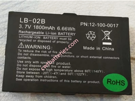 Biolight AnyYiew A2 LB-02B 3.7V 1800mAh 6.66Wh Battery For A8 Q5 Vital Signs Monitor
