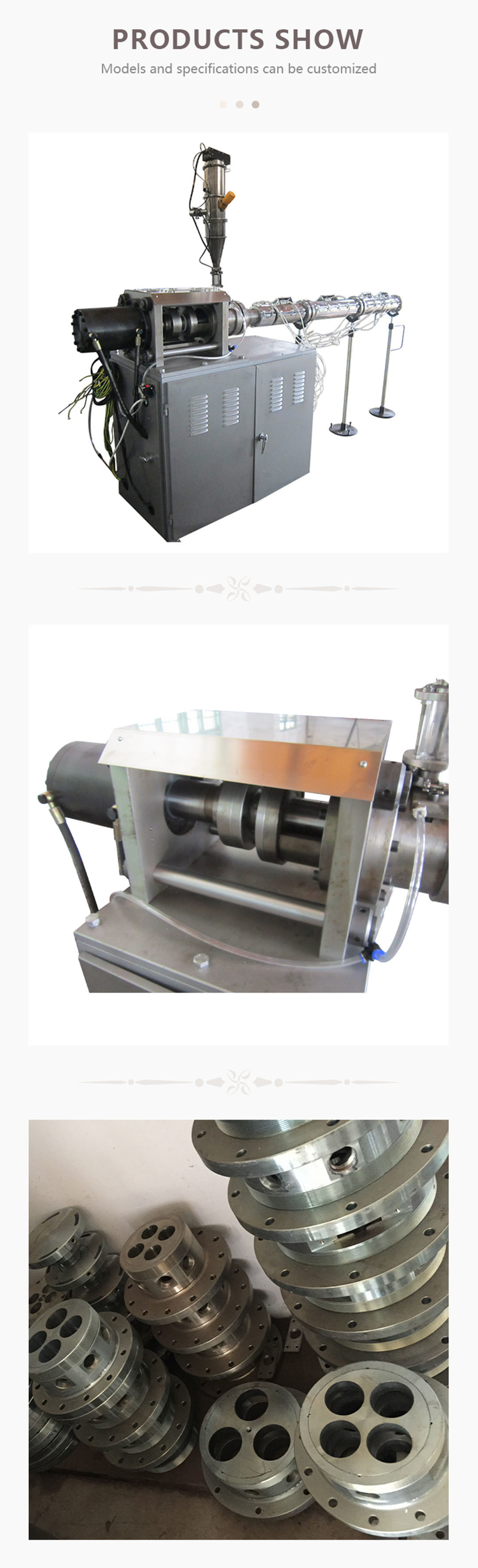 Customized PTFE Rod Extruder Machine Corrosion Resistant