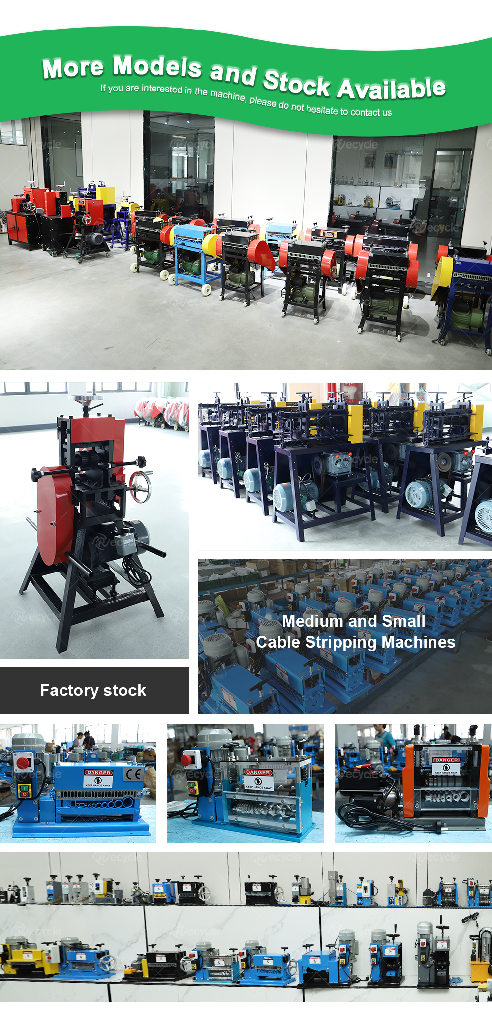 Red Blue Automatic Scrap Cable Stripper Machine 1.5kw Scrap Copper Wire Stripping Machinery