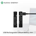 1.5v 400mAh Aaa Lithium Battery , AAA 01 Micro Usb Charging Battery