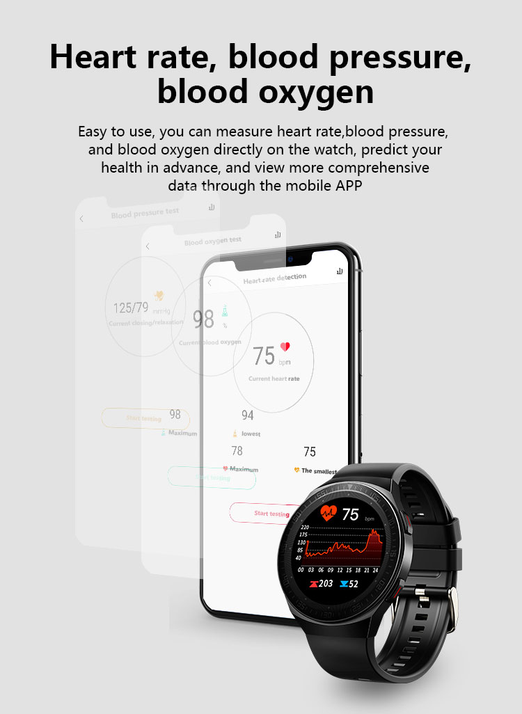 Recording Alarm Clock SLIDER Activity Tracker Bracelet 260mAH Men Arm Wristband Smart Watch