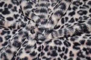 Quality 100% Polyester Leopard Print Fabric 310gsm 150CM Width wholesale