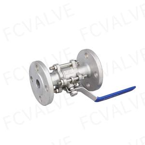China 3PC Floating Stainless Steel Flange Ball Valve for Standards and Investment Casting on sale