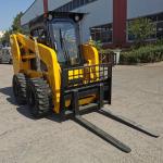 1ton Small Skid Steer Loader Skid Steer Mini Loader With Bucket