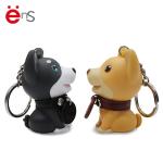 Lovely Plastic Dog Keychain OEM ODM Non Phthalate Pvc Material