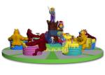 Anti Corrosion Theme Park Rides 24 Seater Mini Music Teacup Carnival Ride