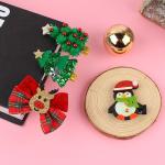 Christmas Girls Hair Accessories Set Hair Clips Christmas Bows Hair Clips Girls