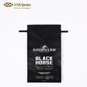 Quality Custom Printed Tin Tie Paper Bags Smell Proof / Quad Seal Tin Tie Coffee Bags wholesale